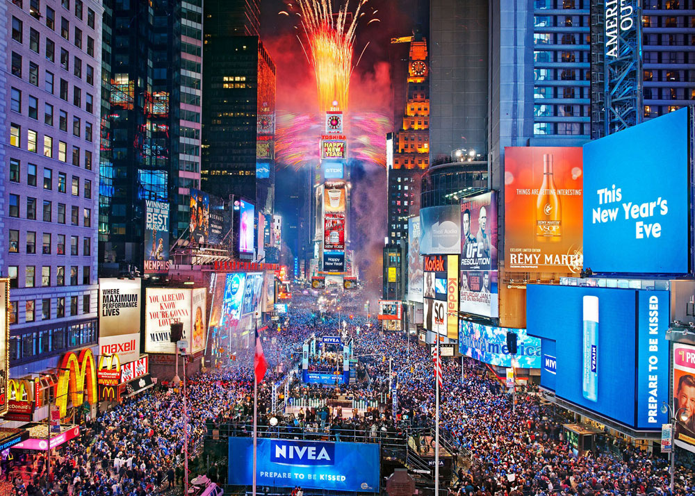 Celebraciones del fin de año en Nueva York